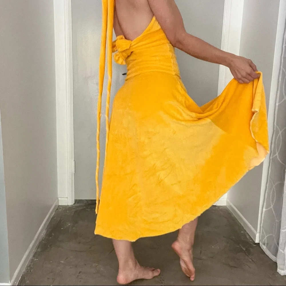 YELLOW HANDMADE 2piece SET - Picture 6 of 7